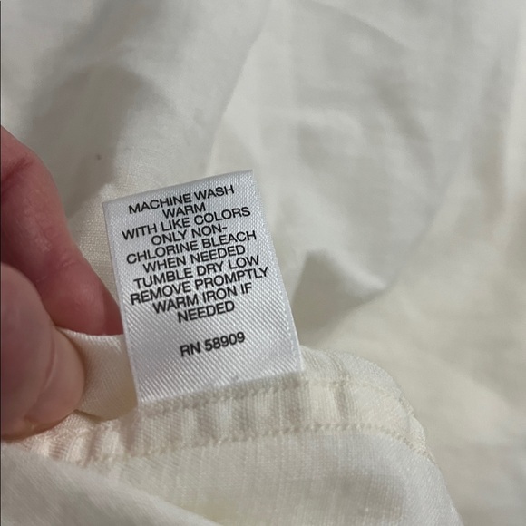 Cremieux Cream Linen Blend Short Sleeve Polo – Men’s Size XL - Picture 11 of 11